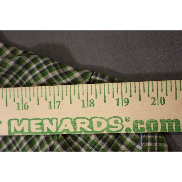 Columbia Shirt Mens Green Plaid Omni-Shade Sun Protection Vented Hiking Sz S - Picture 5 of 10
